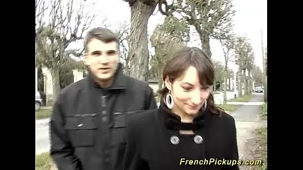 新鲜的 cute french teen picked up for anal 总共的视频