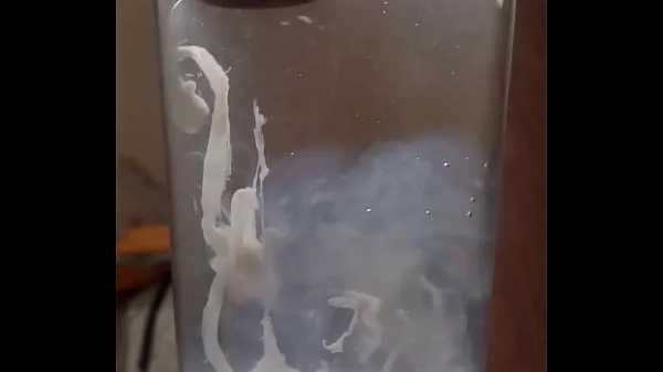 Tons of cum in a glass of water Jumlah Video baharu