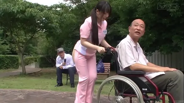 Fresh Subtitled bizarre Japanese half naked caregiver outdoors total Videos