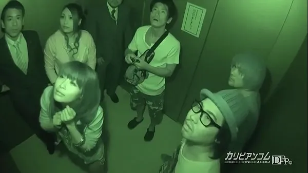 Fresh Emergency stop! Closed room elevator gangbang 1 total Videos