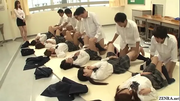 Fresh Future Japan mandatory sex in school featuring many virgin having missionary sex with classmates to help raise the population in HD with English subtitles total Videos
