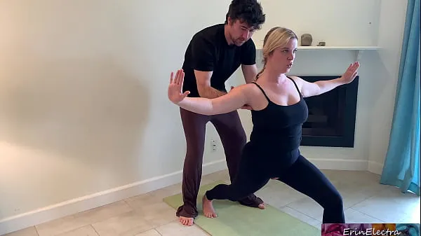 Fresh Stepson helps stepmom with yoga and stretches her pussy total Videos