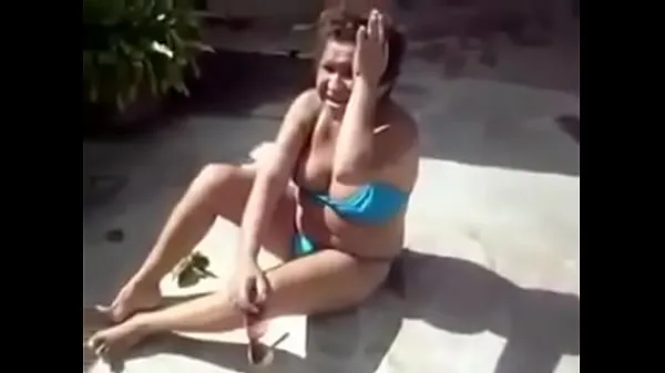 Fresh Grandmother poses in bikini total Videos