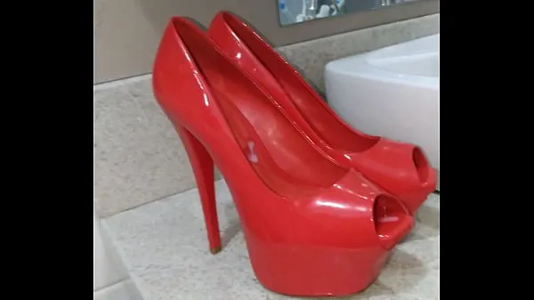 合計 Girlfriend's new peep toe! Red Schutz! Horny, the most beautiful I've ever enjoyed 件の最新動画