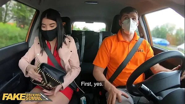 Fresh Fake Driving School Lady Dee sucks instructor’s disinfected burning cock total Videos