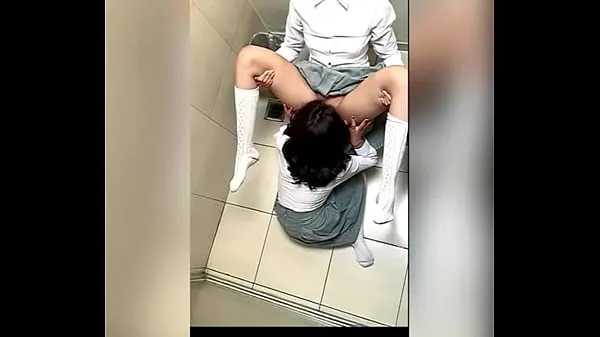 Fresh Two Lesbian Students Fucking in the School Bathroom! Pussy Licking Between School Friends! Real Amateur Sex! Cute Hot Latinas total Videos