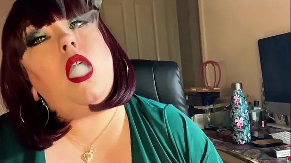 Fresh Fat UK Domme Tina Snua Chain Smokes 2 Cork Cigarettes While Playing With Her Tits - OMI, Nose & Cone Exhales, Drifting total Videos