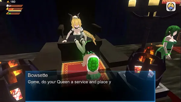 Hentai Femdom Sim Femdom University Bowsette Escena del baño vídeos en total nuevos