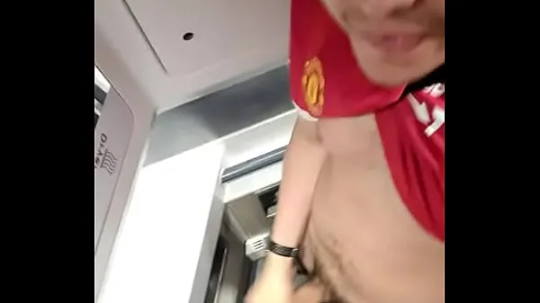 Fresh Chav wanking on Public Train total Videos