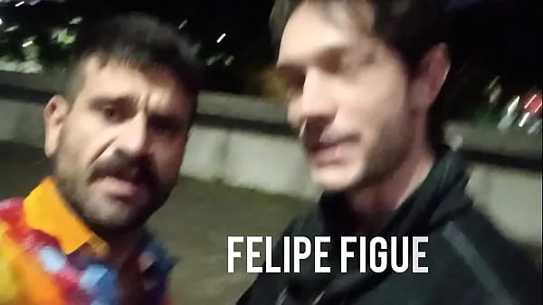 Fresh Felipe Figueira and Fernando Brutto have sex in the middle of the street. Complete on RED total Videos