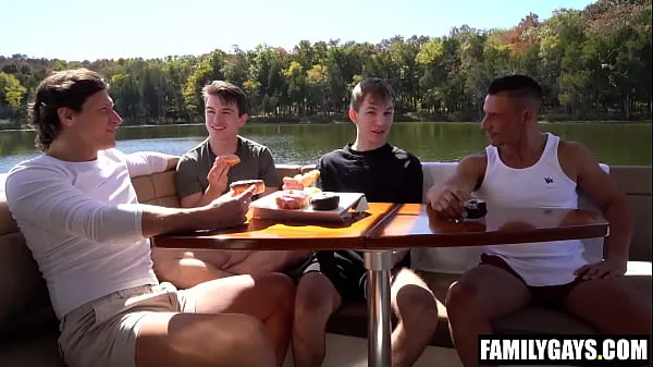 Tuoreet Step daddies foursome fuck gay step sons on a boat trip videot yhteensä