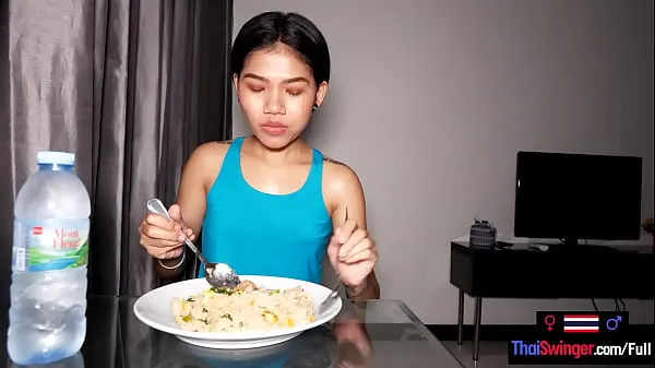 Fresh Petite Asian amateur GF from Thailand makes dinner and having sex after total Videos