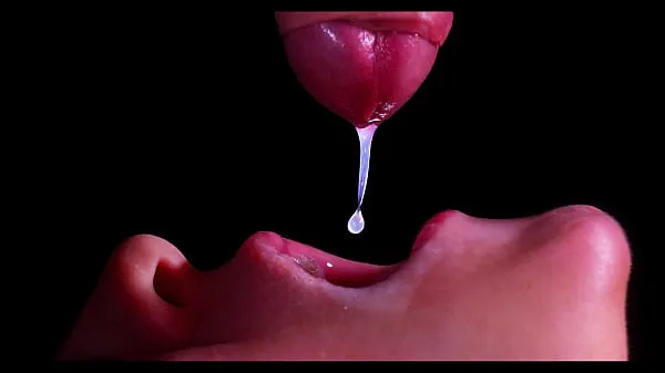 Fresh CLOSE UP: BEST Milking Mouth for your DICK! Sucking Cock ASMR, Tongue and Lips BLOWJOB DOUBLE CUMSHOT -XSanyAny total Videos