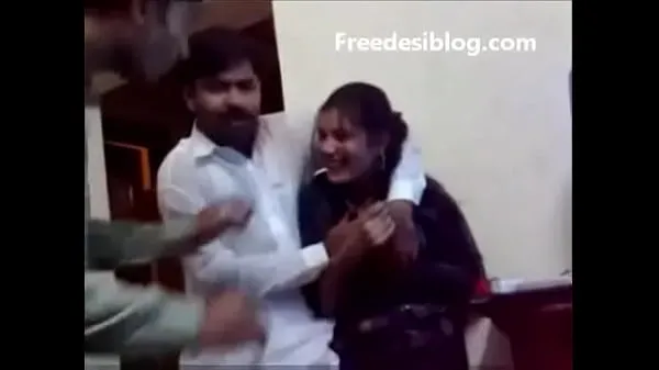 Fresh Pakistani Desi girl and boy enjoy in hostel room total Videos
